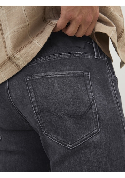 Jack & Jones Erkek Glenn Icon 842 Slim Fit Jean Black Denim