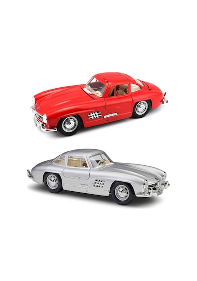 Burago 1/24 Ölçek 1954 Mercedes-benz 300 Sl Klasik Model Araba Kırmızı
