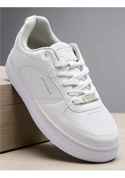 M.P Mp 252-6049 Rahat Ortopedik Taban Günlük Unisex Erkek Spor Ayakkabı Beyaz