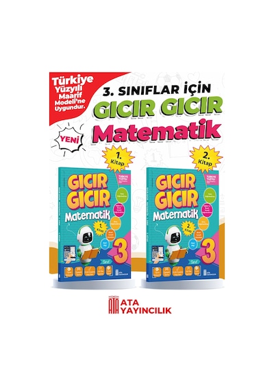 3. Sınıf Gıcır Gıcır Matematik 1 Ve 2. Kitap 2'li Kitap