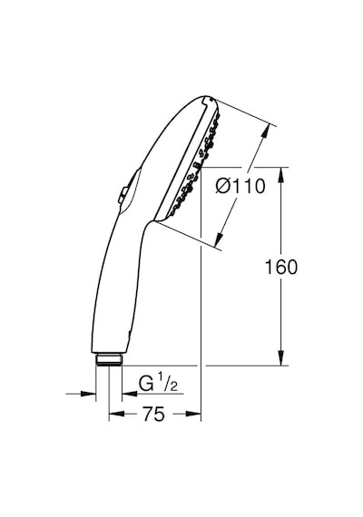 Grohe Vitalio Start 110 3f El Duşu Gri