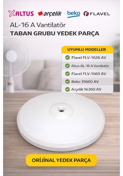 Flv-1660 Av Ayaklı Vantilatör Flavel Taban Grubu Yedek Parça