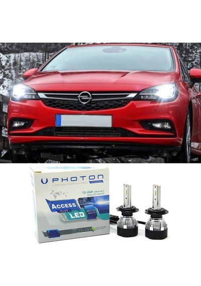 Opel Astra K Led Xenon Uzun Far Ampulü H1 Access Yeni Seri Beyaz 2015+