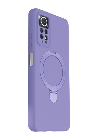 Newface - 293 - Xiaomi Redmi Note 12 Pro 4g Regal Magsafe Standlı Kapak - Csmo-tex - - Lila Diğer