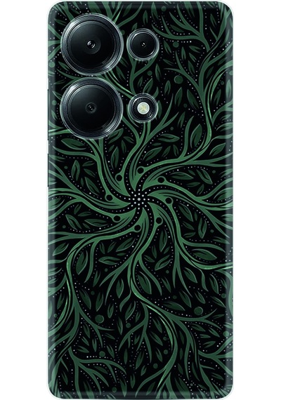 Xiaomi Redmi Note 13 Pro 4G Kılıf Kılıf Silikon Desen Özel Seri Sarmaşıklar 1675