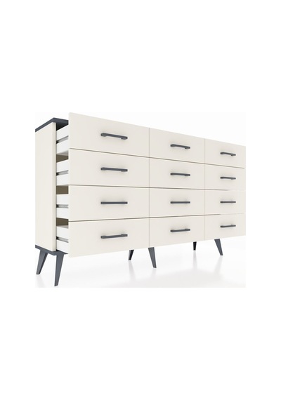 Arges Konsol 12 Çekmeceli 132x30x83 Aytaşı-antrasit/aytaşı Antrasit/aytaşı Arges Konsol 12 Çekmeceli 132x30x83 Aytaşı-antrasit/aytaşı Antrasit/aytaşı