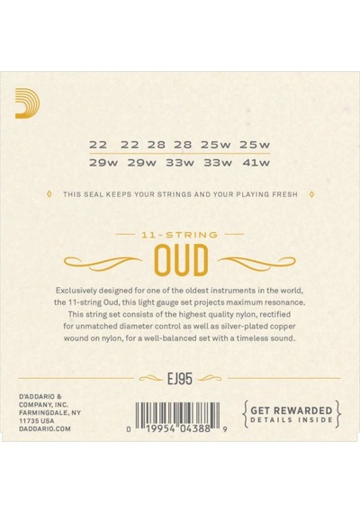 D'Addario  Ej95 Ud Teli-