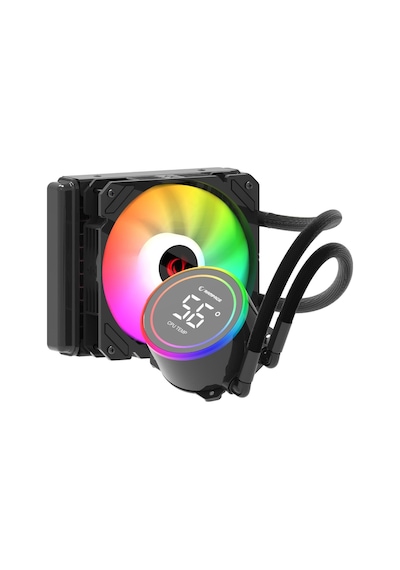 Rampage Helıos C13 120mm Lga1700/am5 Soket Sıvı Soğutmalı Cpu Fan Sıcaklık Göstergeli