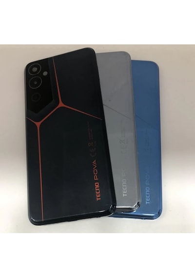 Tecno Tecno Pova Neo 2 Mavi Arka Kapak Batarya Kapağı Pil Kapağı Mavi