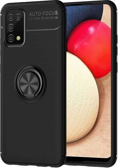 Samsung Uyumlu Galaxy A02s Kılıf Zore Ravel Silikon Kapak Siyah