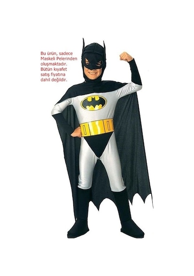 Batman Maskeli Pelerin