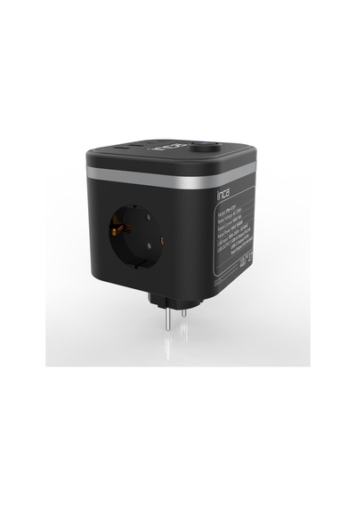 Ipw-47sy 3port 2x Usb+2x Type-c Led Tuşlu Duvar Priz-siyah Isıya Karşı Dayanıklı Kaliteli Malzeme Çocuk Koruma Özelliği Usb Giriş 220v-250v Güç Max. 3680 W