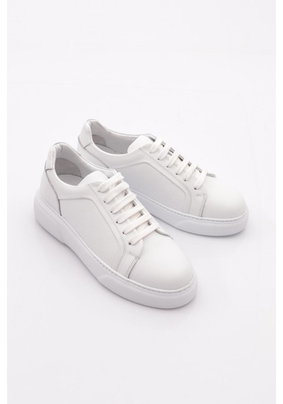 Dgn Tito Erkek Sneakers Ayakkabi Beyaz Beyaz