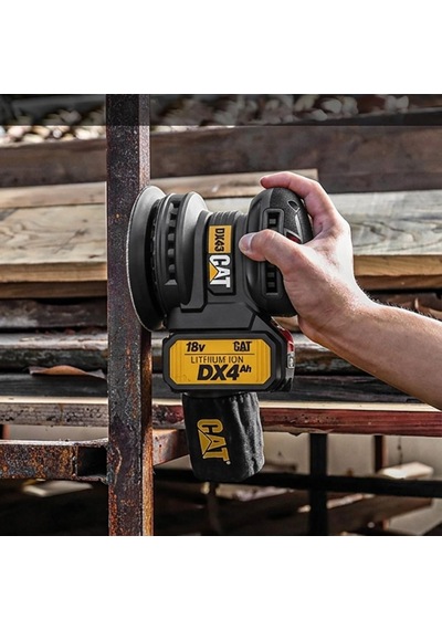 Cat Dx43b 18volt 125mm Kömürsüz Devir Ayarlı Profesyonel Eksantrik Zımpara Akü Dahil Değildir