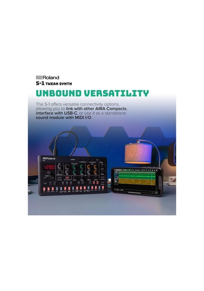 Roland Aira Compact S-1 Tweak Synth Modern Aletlerle Ultra Taşı