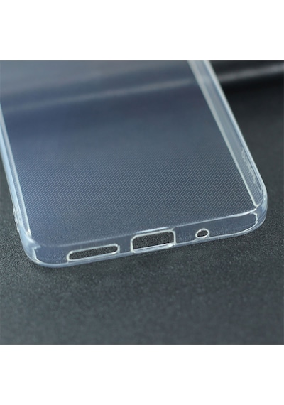 Zore Redmi 12 Kılıf Omsy Süper Silikon Kapak - Renksiz