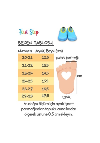 Mavi Erkek Çocuk Kaydırmaz Taban Deniz Ayakkabısı-f-7045 Mavi