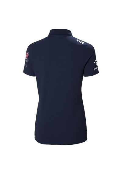 Helly Hansen W Crew Tech Polo T-shırt Lacivert
