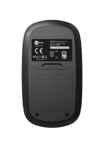 Lecoo Ws214 2.4ghz Kablosuz 1200dpı Siyah Optik   Mouse