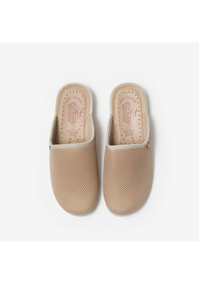 6009 Beige Terlik Kadın 83 368 Fe Fly Flot Cloth 6009-beige Bej
