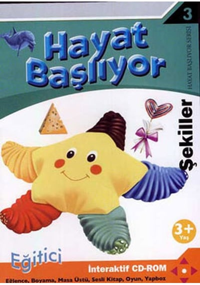 Şekiller (Kitap + İnteraktif CDRom)- Abc Yayınevi