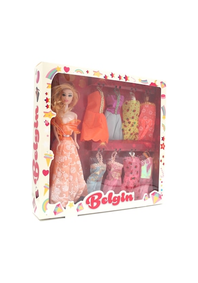Oyuncak Bebek Aksesuarlı Belgin Bebek Kız Çocuk Evcilik Oyuncak