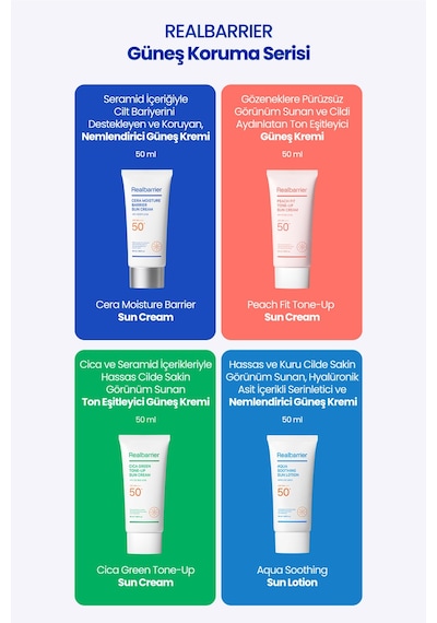 Cilt Bariyerini Destekleyen Nemlendirici Güneş Kremi Realbarrıer Cera Moisture Barrier Sun Cream