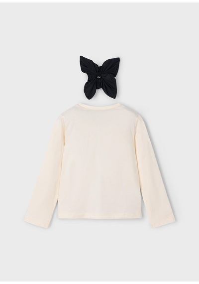 Mayoral Kız Çocuk Toka Ve Sweatshirt Set Bej