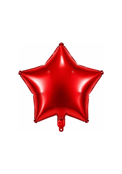 Yıldız Folyo Balon Kırmızı 18 İnc