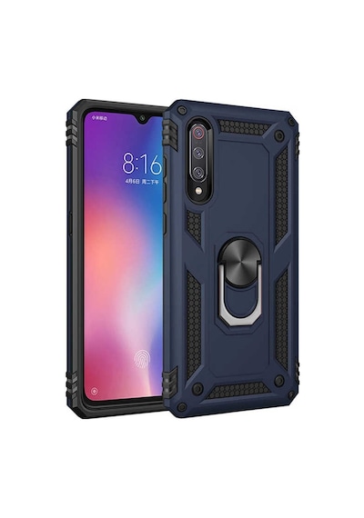 Xiaomi Mi 9 Yüzüklü Standli Vega Kilif Ekran Koruyucu 510330648