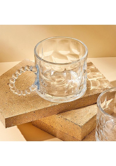 Ringo Stone 2'li Cam Kupa 325 Ml Beyaz - Çok Renkli
