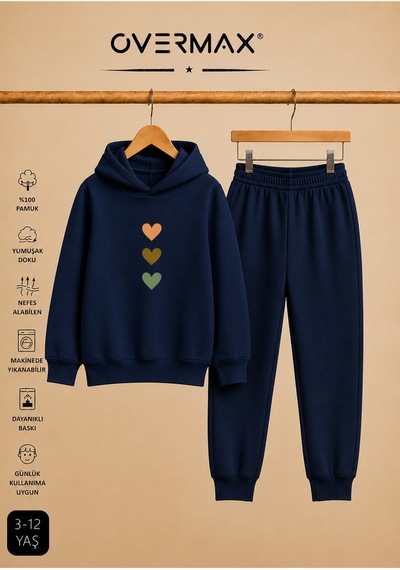 Overmax Çocuk Sevimli Kalpler Baskılı Kapüşonlu Sweatshirt & Eşofman Altı Takım 3-12 Yaş Lacivert Üst-lacivert Alt - 918536770 Lacivert Üst-lacivert Alt Overmax Çocuk Sevimli Kalpler Baskılı Kapüşonlu Sweatshirt & Eşofman Altı Takım 3-12 Yaş Lacivert Üst-lacivert Alt - 918536770 Lacivert Üst-lacivert Alt