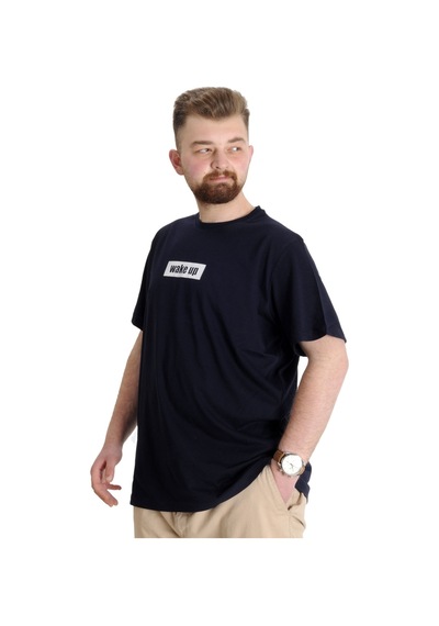 Mode Xl Büyük Beden Erkek T-Shirt Keep The Glow 23149 Lacivert 001 Mode Xl Büyük Beden Erkek T-Shirt Keep The Glow 23149 Lacivert 001