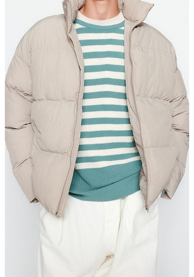 Ersefa Tasarım Düz Astarlı Yaka Standart Bol Dik Unisex Oversize Fit Dik Taş