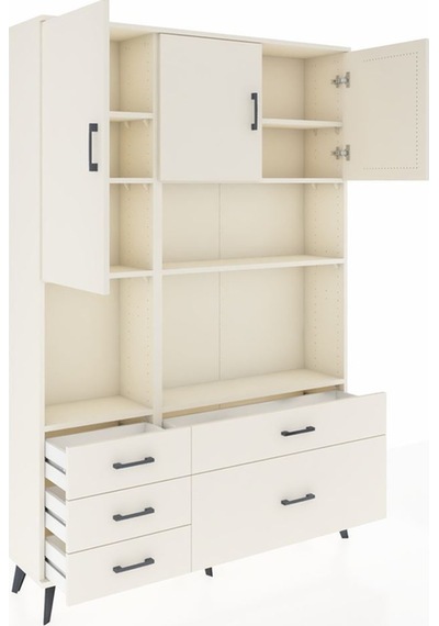 Arges Dolap 8 Raflı 5 Çekmeceli 3 Kapaklı 132x30x195 Aytaşı-a... Aytaşı Arges Dolap 8 Raflı 5 Çekmeceli 3 Kapaklı 132x30x195 Aytaşı-a... Aytaşı