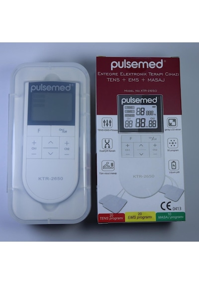 Medikaltec Pulsemed Entegre Elektronik Teraip Cihazı Tens-ems-masaj Özelliği Şarj Edilebilir
