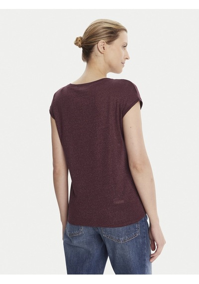 Only 15136069 V Yaka Kolsuz Kadin Body - Bordo Bordo