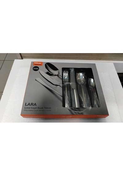 Hi Sar Optima Lara 24 Parça 6 Kişilik Çatal Kaşık Bıçak Takımı Çok Renkli