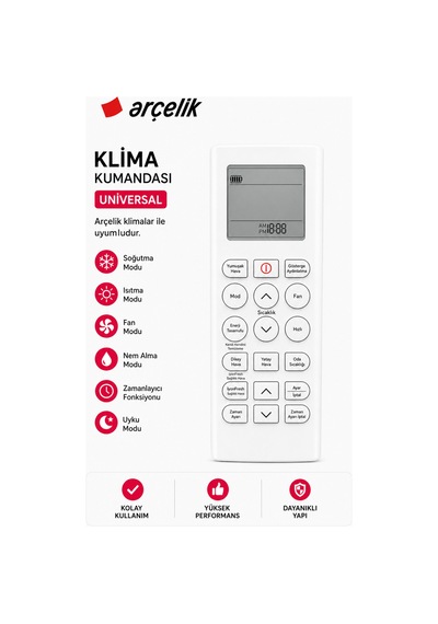 Beko Uyumlu Altus Uyumlu İnverter Klima Kumandası