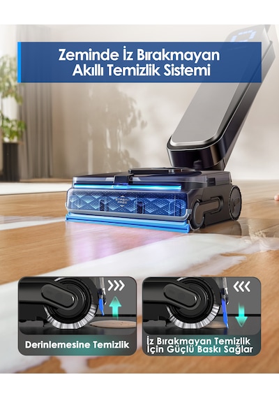 Tineco Floor One S9 Scientist 22000 Pa Şarjlı Süpürge