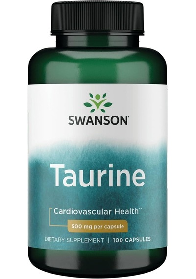 Swanson Taurine 500 Mg 100 Kapsül Usa Menşeii Dmmedicineden Orijinal Aromasız