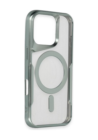 Apple Uyumlu iPhone 16 Pro Max Uyumlu Kılıf Boyi Magsafe Silikon Kapak - Derin Mor