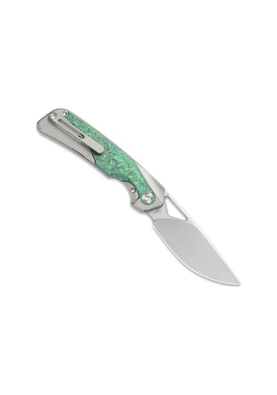 Topsail Kamp M390 Titanium & Crystallized Titanium Front Flipper Ki3735a4
