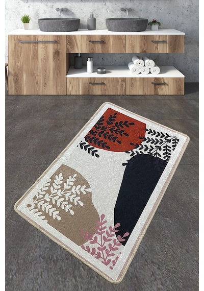 Noe Banyo Halısı Djt 70x120 cm Banyo Halısı Paspas Yıkanabilir Kaymaz