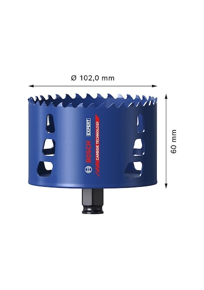 Bosch 102 Mm Expert Sert Malzemeler İçin Panç 2608900439