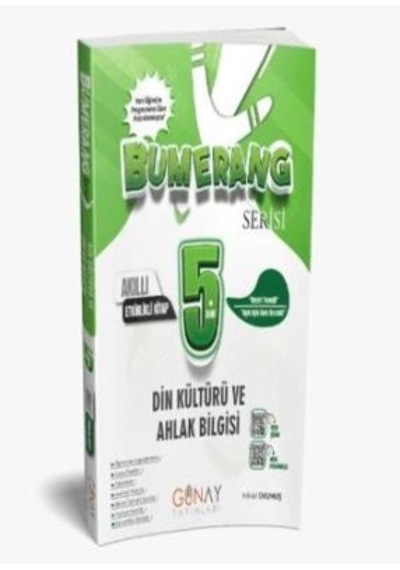 Günay 5.sınıf Bumerang Etkinlikli Din Kültürü Ve Ahlak Bilgisi