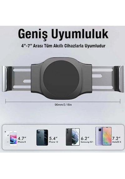 Notebook Tablet İçin Manyetik Mıknatıslı Telefon Tutucu Masaüstü Pc İçin Telefon Tutucu
