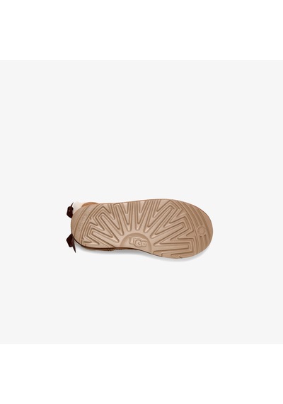 Ugg Mini Bailey Bow Çocuk Kahverengi Bot Düz 1017397k Kahverengi