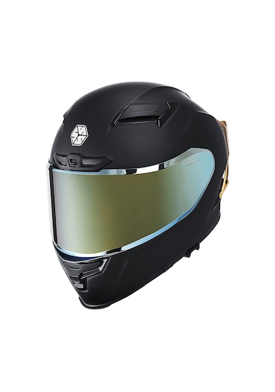 Scoyco FF-871 Full Face Güneş Vizörlü Yaksha Motor Kaskı Siyah
