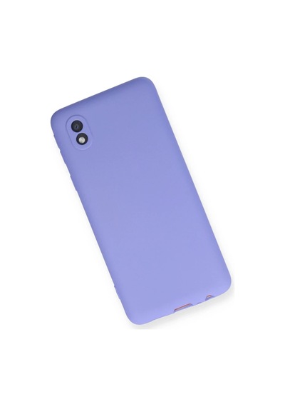 Samsung Galaxy A01 Core Kılıf First Silikon - Lila 0.2M-Çok Renkli